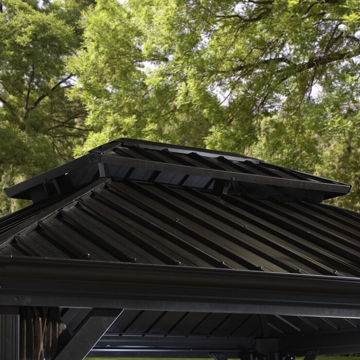 SOJAG メッシーナ 12 x 16フィート (3.5 x 4.7m) サンシェルター ガゼボ