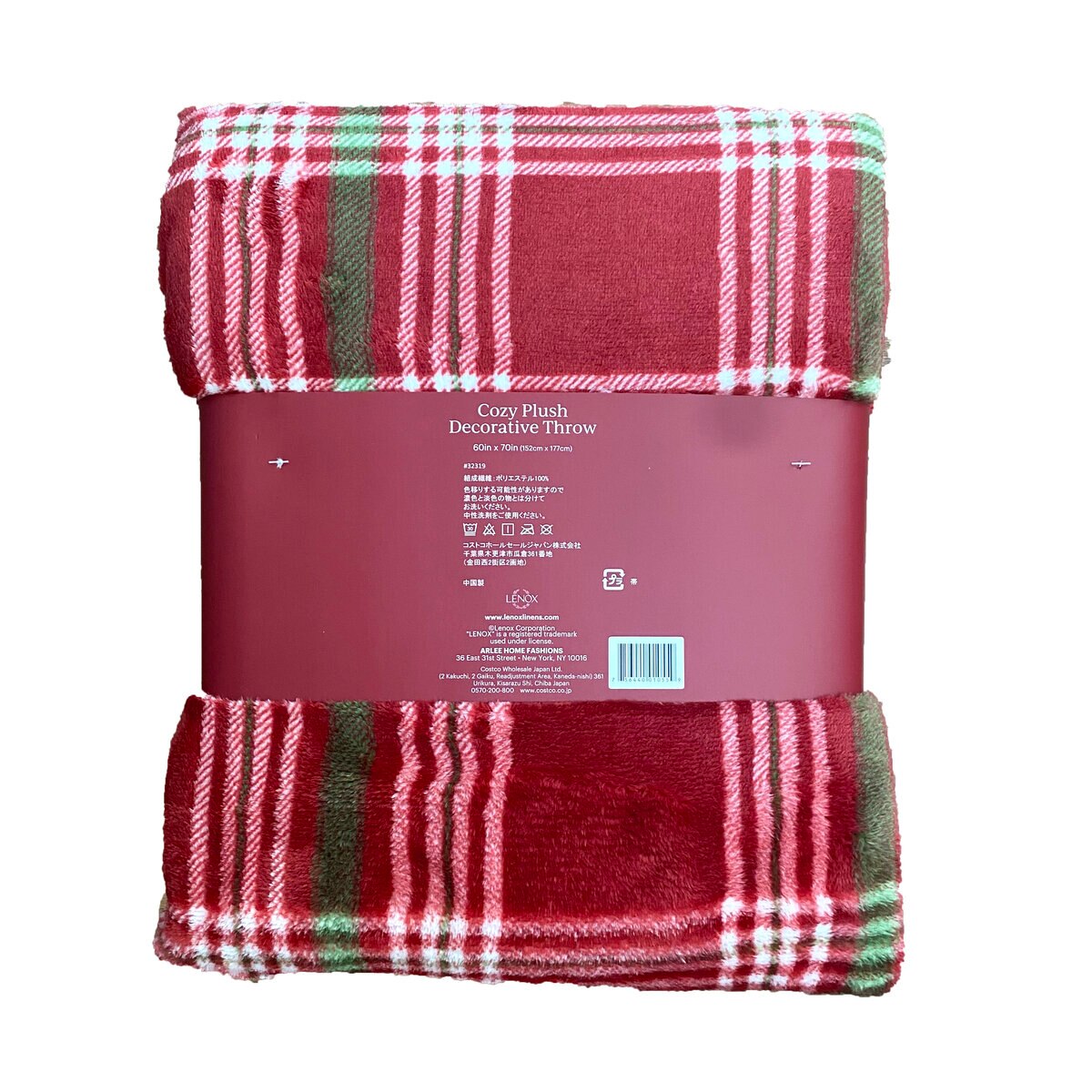 Lenox ホリデー 大判ひざ掛け ウエストベリー