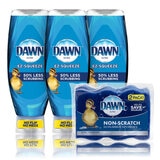 DAWN ウルトラ EZ スクイーズ 食器用洗剤 650ml x 3本 スポンジ1個付き