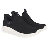 スケッチャーズ レディース スウィフト フィット コントゥーリスト ブラック 22.5cm