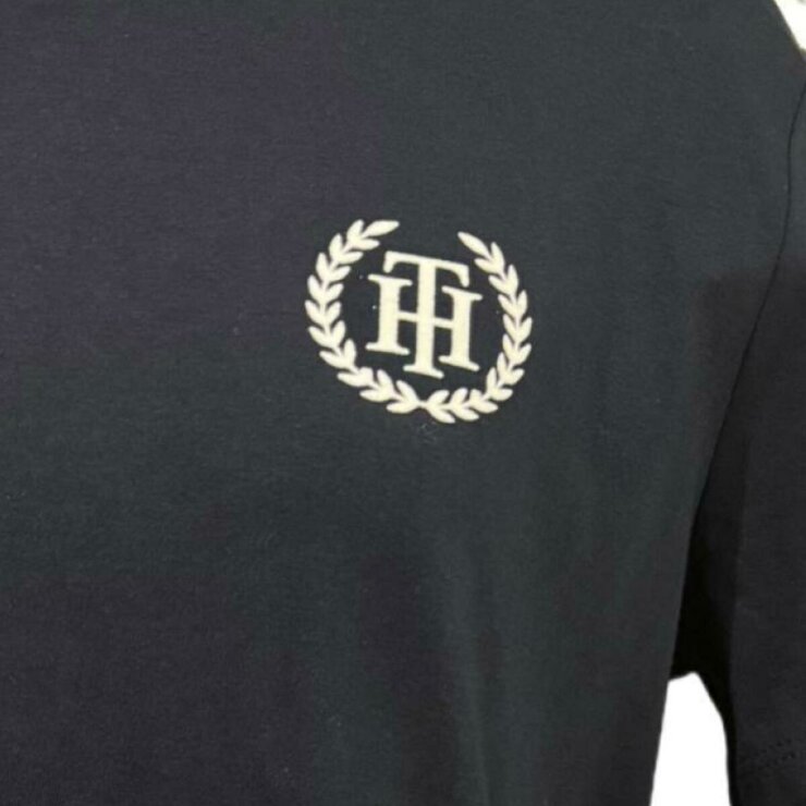 トミーヒルフィガー レディース フラッグ 半袖Tシャツ ネイビー XL