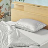 シルクタッチ コンフォーター ダブル ライトグレー