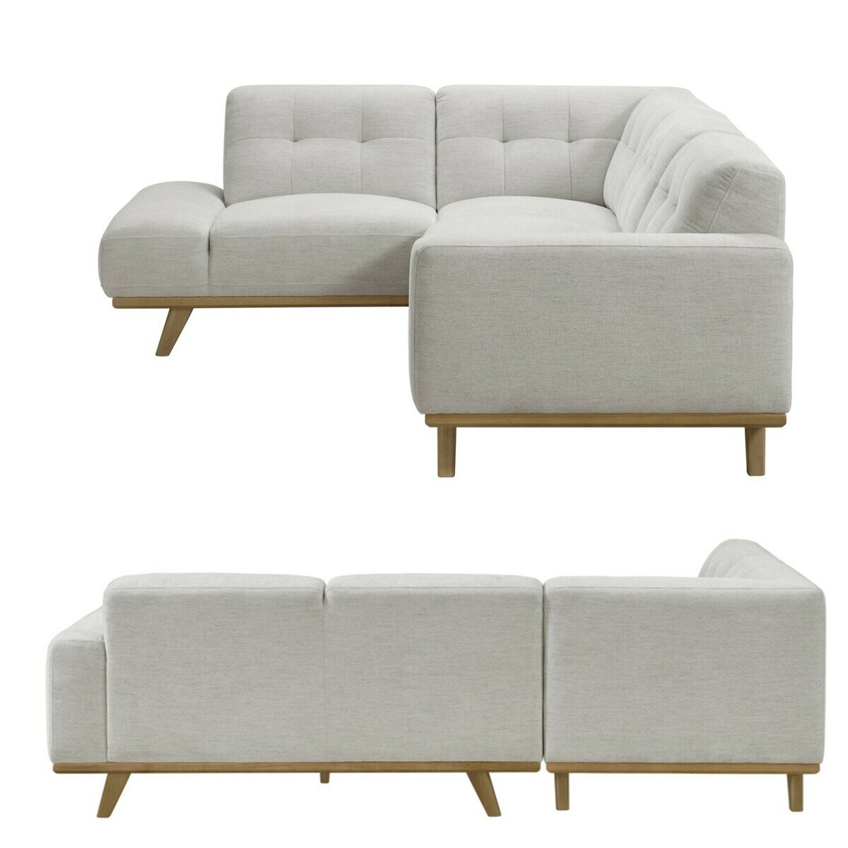 AIDEN & IVY Fabric Sectional Sofa