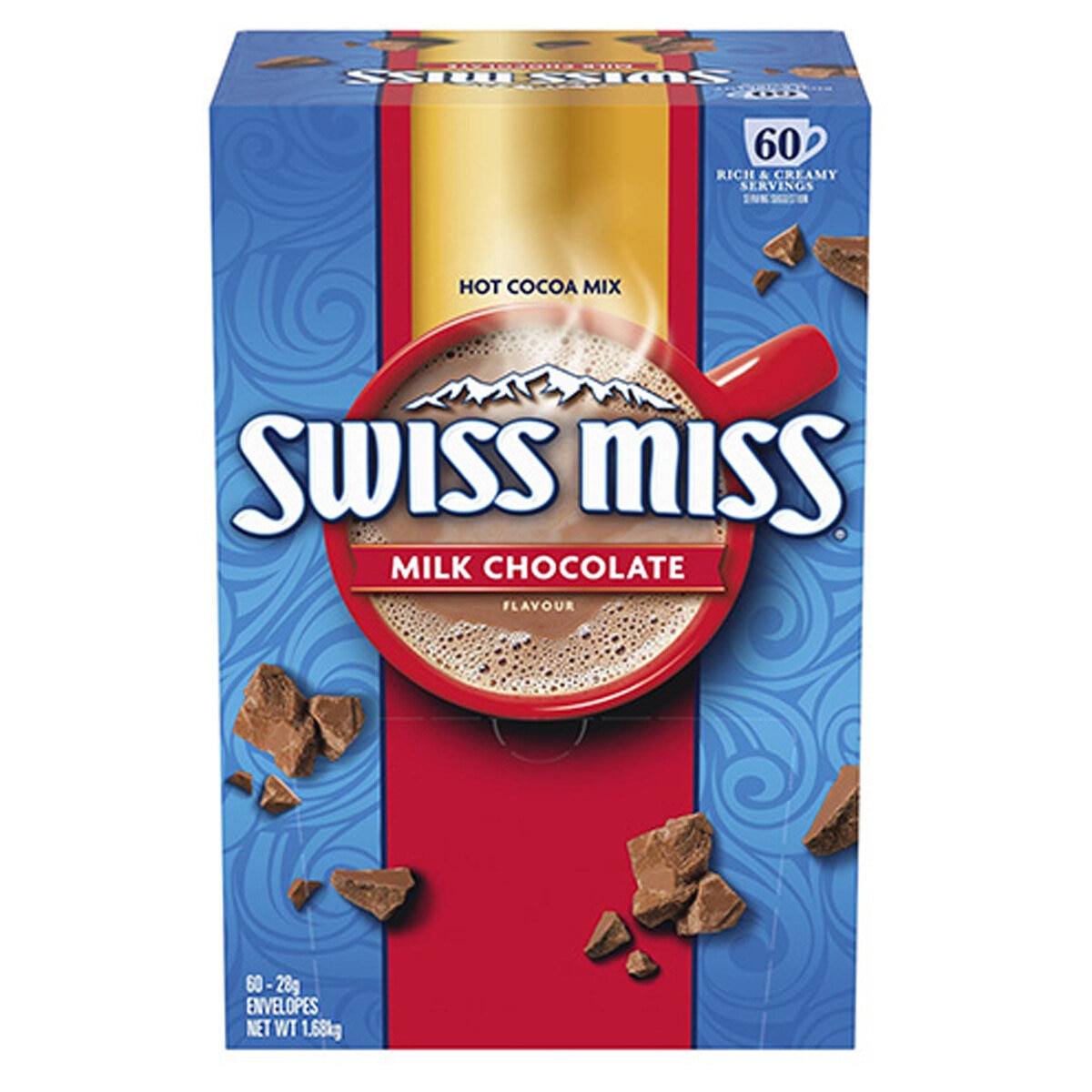 スイスミス ミルクチョコレート ココア 60袋 スイスミス ミルクチョコレート ココア 60袋