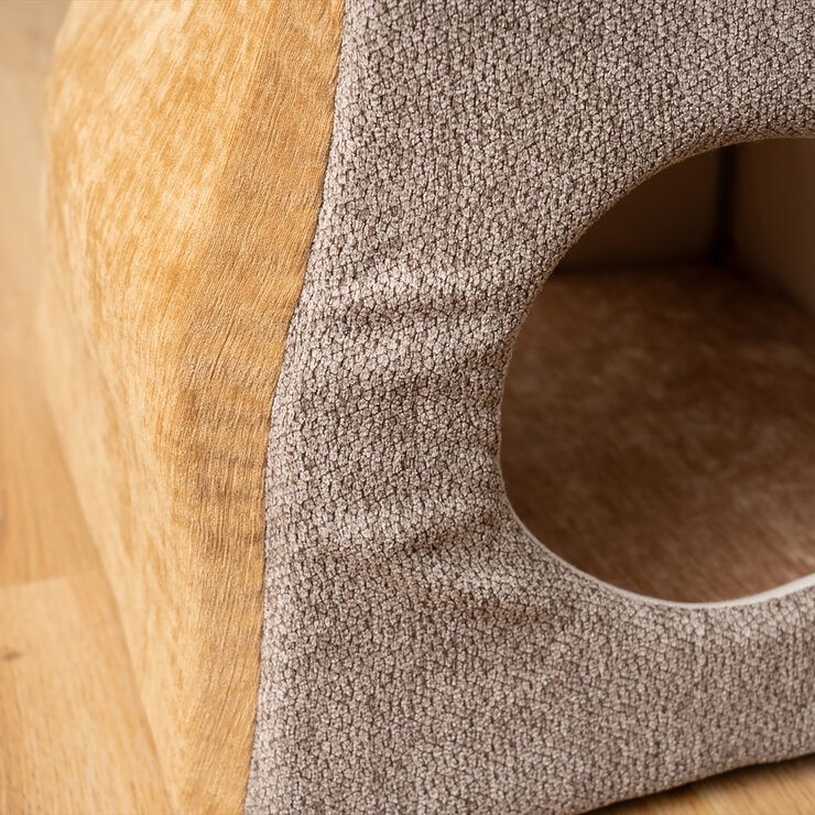 ペットハウス 兼 ペットベッド 2個セット ベージュ