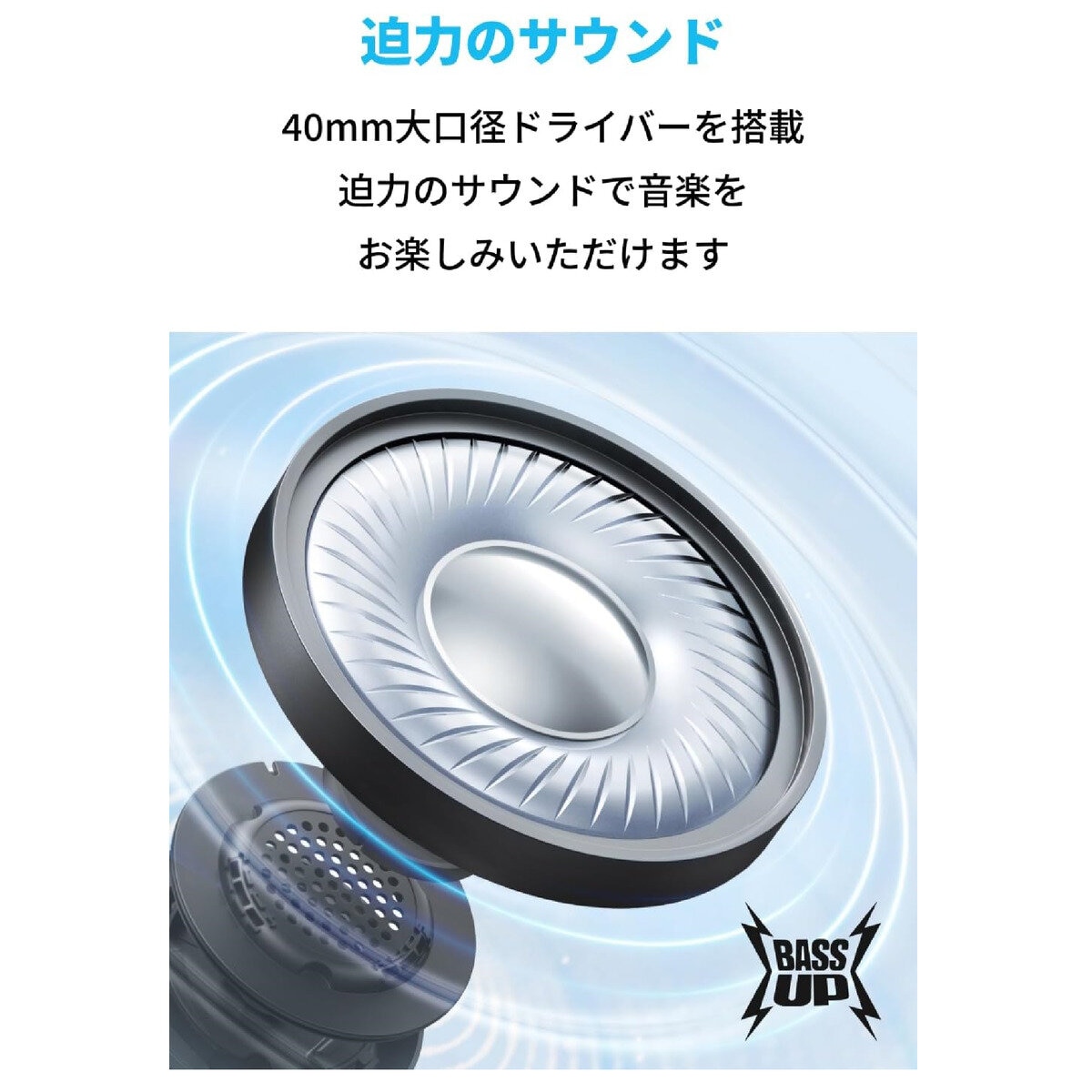 Anker（アンカー）サウンドコア H30i ワイヤレスオンイヤーヘッドホン