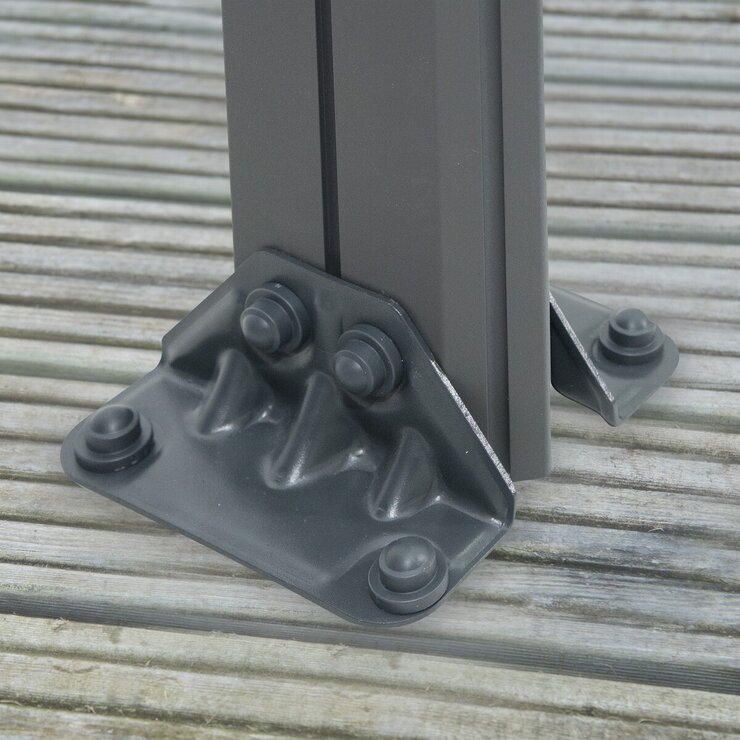 パルラム カノピア パレルモ 3600 12x12フィート (360cm x 360cm) グレー