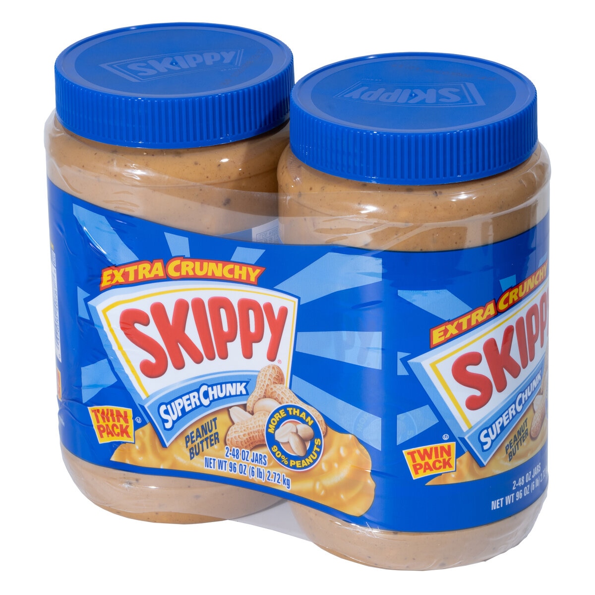 スキッピー ピーナッツバターチャンク 1.36kg x 2個 SKIPPY Peanut Butter Chunk スプレッド トースト ディップ 大容量