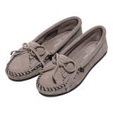 ミネトンカ レディース モカシン キルティ ミディアムグレー 22.0 cm