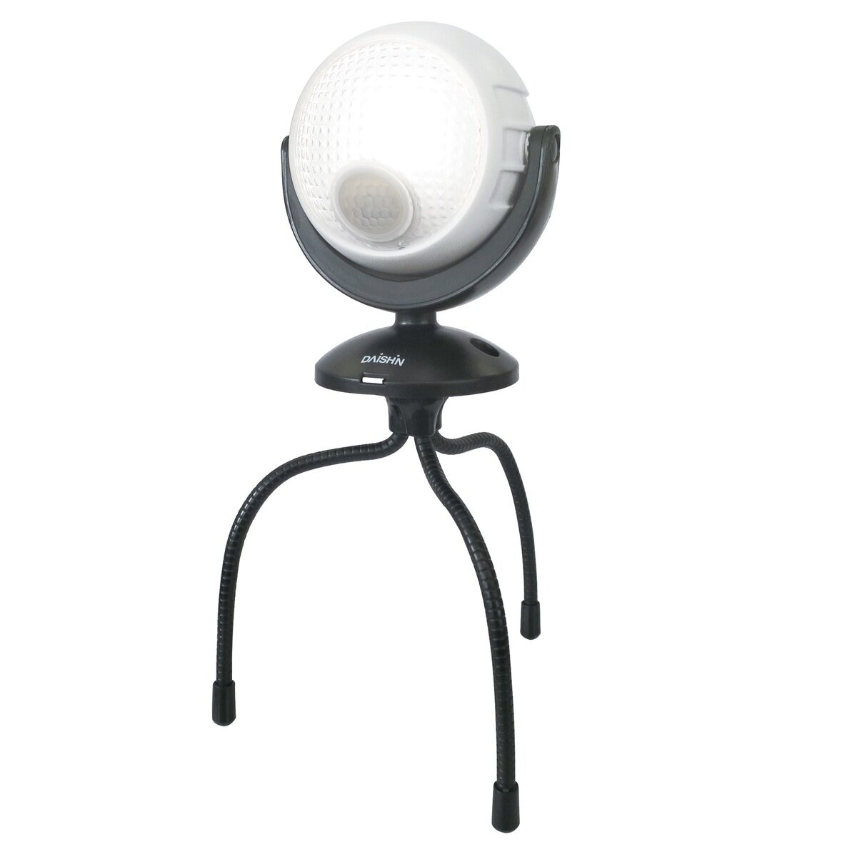 DAISHIN らくらくセンサーライト三脚 電池式 120ルーメン DLB-N600A-2
