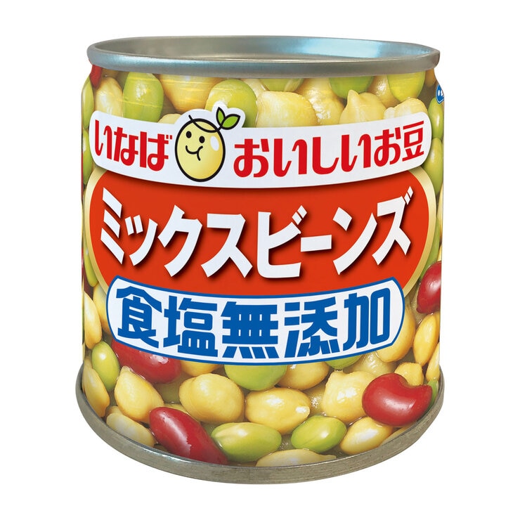 いなば食品 ミックスビーンズ 食塩無添加 110g x 12缶パック