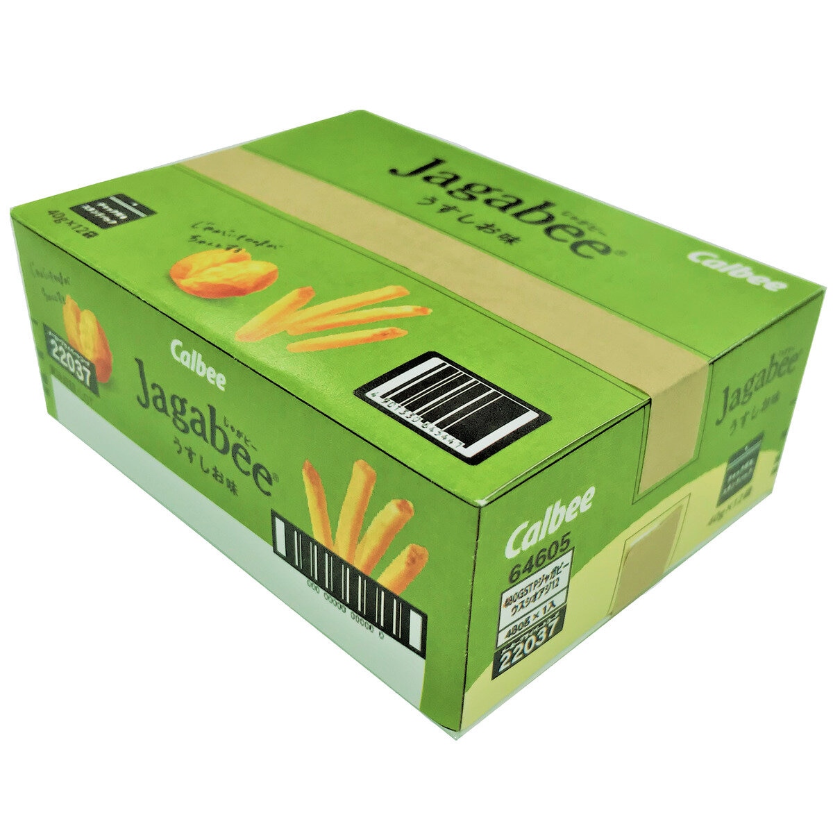 SALE／65%OFF】 カルビー じゃがビー うすしお味 40g × 12袋 2箱 計24袋