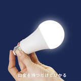 NEWGALE 防災充電式LED電球E26 60W 810lm 3個パック PJG-9WE 昼白色