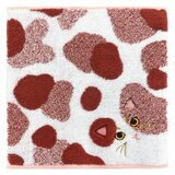 Uchinoko うちのニャンコ毛並ハンカチ 25cm x 25cm 4枚組 ミケ/白猫