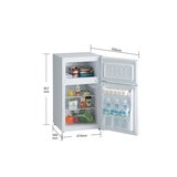Haier 85L 冷蔵庫 JR-N85E(W)　