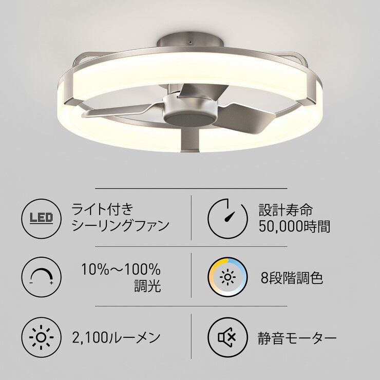 ARTIKA ファンデリア サニーベール シーリングファンライト 23インチ