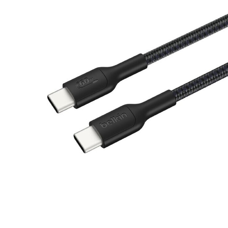 Belkin USB-C to USB-C ケーブル 60W ブラック 2m