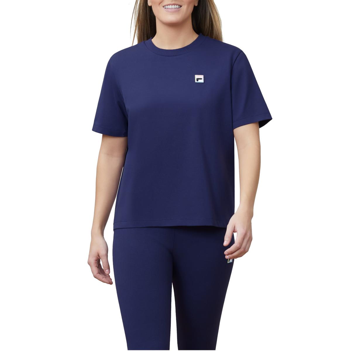 フィラ 半袖 ジャージーTシャツ ネイビー S