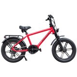 ROCKA FLAME 20インチ 電動アシスト ファットバイク HAYATE ファイヤーレッド