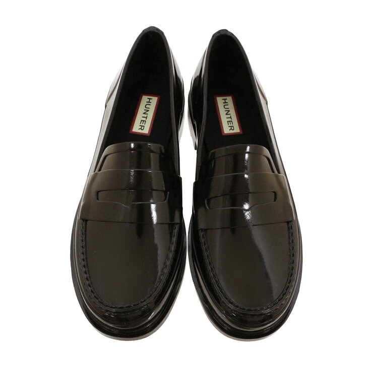 ハンター オリジナル ペニー ローファー ブラック 23.0 cm