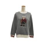 ポロ ラルフローレン キッズ ベア スウェットシャツ グレー M