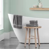 グランデュール ハンドタオル2枚 + ウォッシュタオル2枚 セット ガンメタルグレー