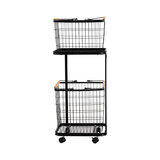 7Life ランドリーバスケット ブラック