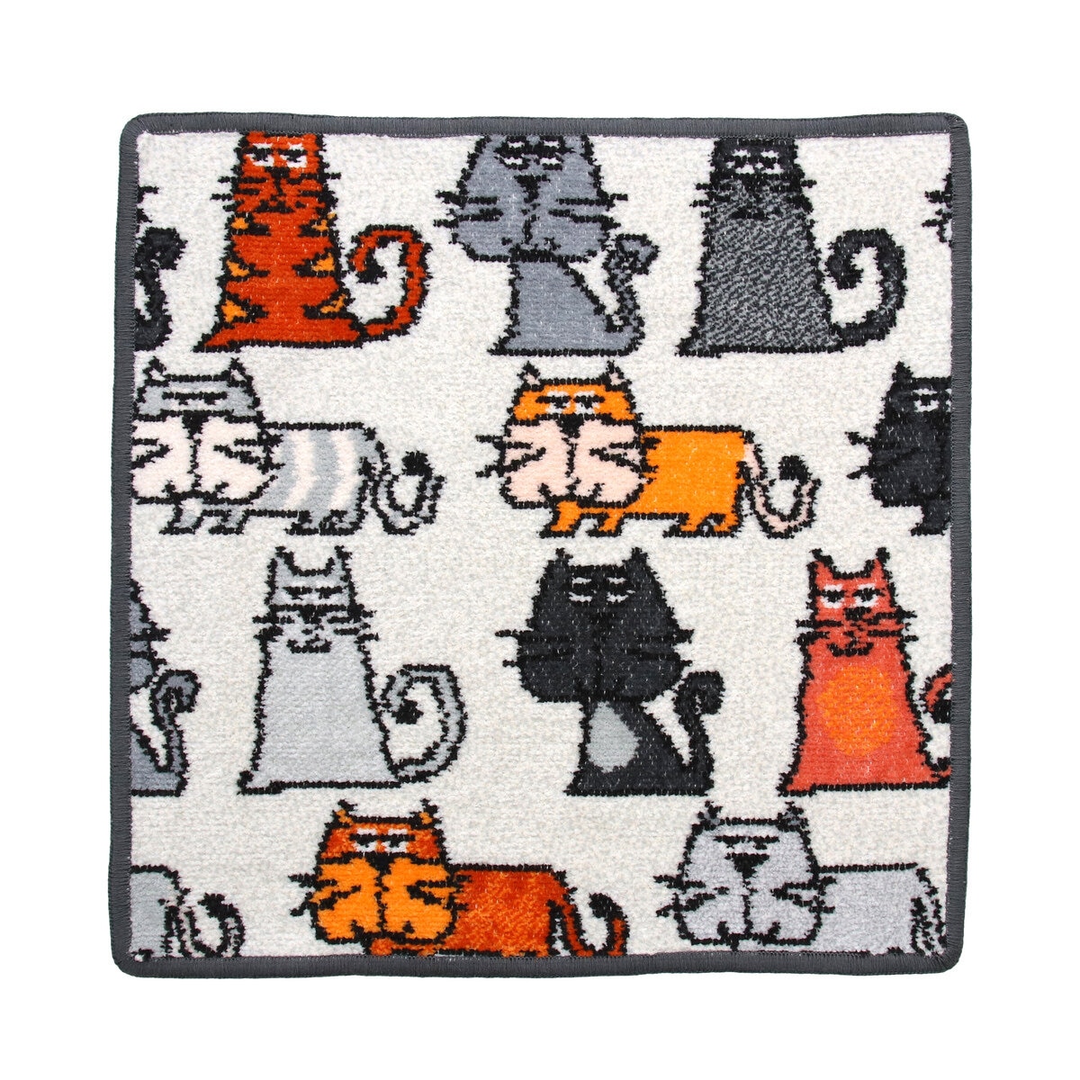 フェイラー ハンドタオル 30 x 30cm 3枚セット コーンポピー シーシェル/キャッツ スレートグレー/フラミンゴ アゼリア