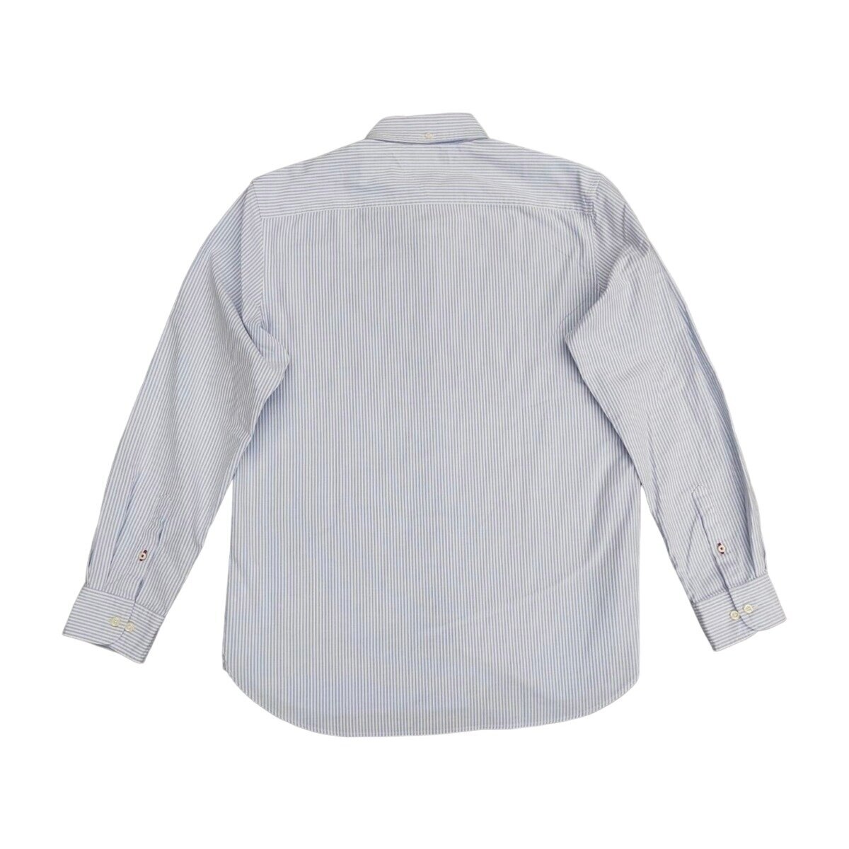トミーヒルフィガー メンズ 長袖シャツ ブルーストライプ S
