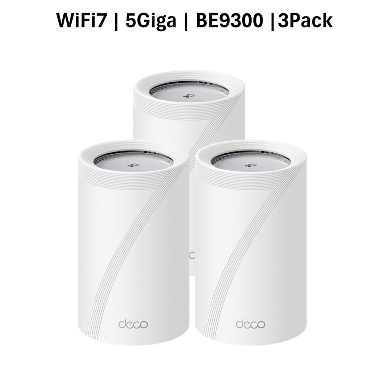 TP-Link Deco BE65 Pro 3Pack メッシュWiFi7 ルーター 5764＋2882＋688Mbps BE9300 320MHz トライバンド IPoE IPv6対応 3年保証