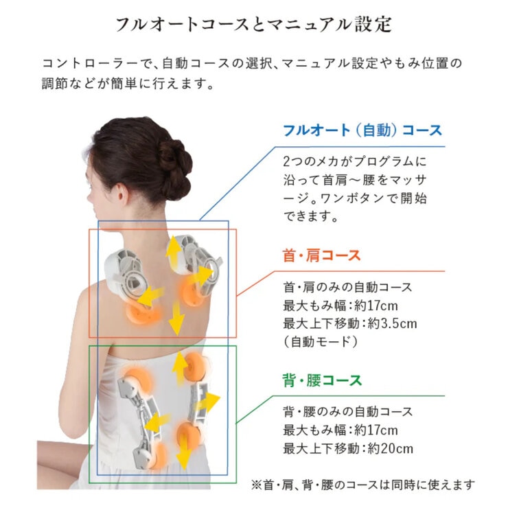 アテックス リクライニングマッサージチェア AX-HQT234bk