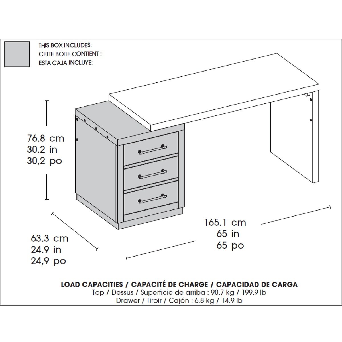 Bayside Furnishing ライティングデスク