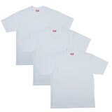 エドウイン メンズ クルーネック Tシャツ 3枚組 ホワイト/ブラック