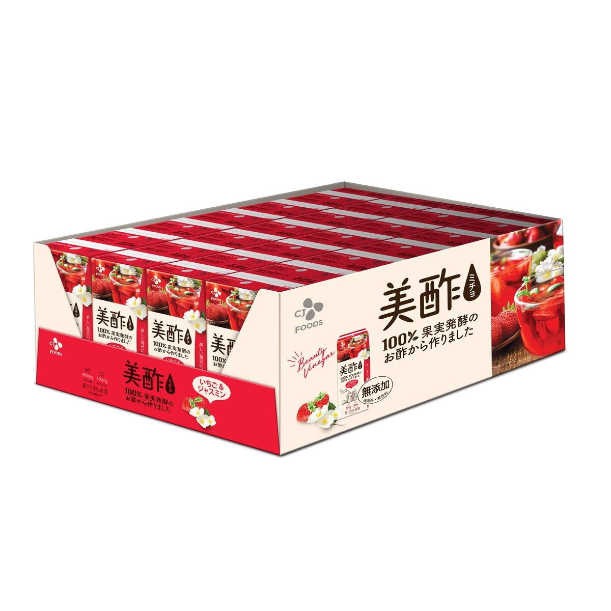 美酢 (ミチョ) イチゴ & ジャスミン 24パック | Costco Japan
