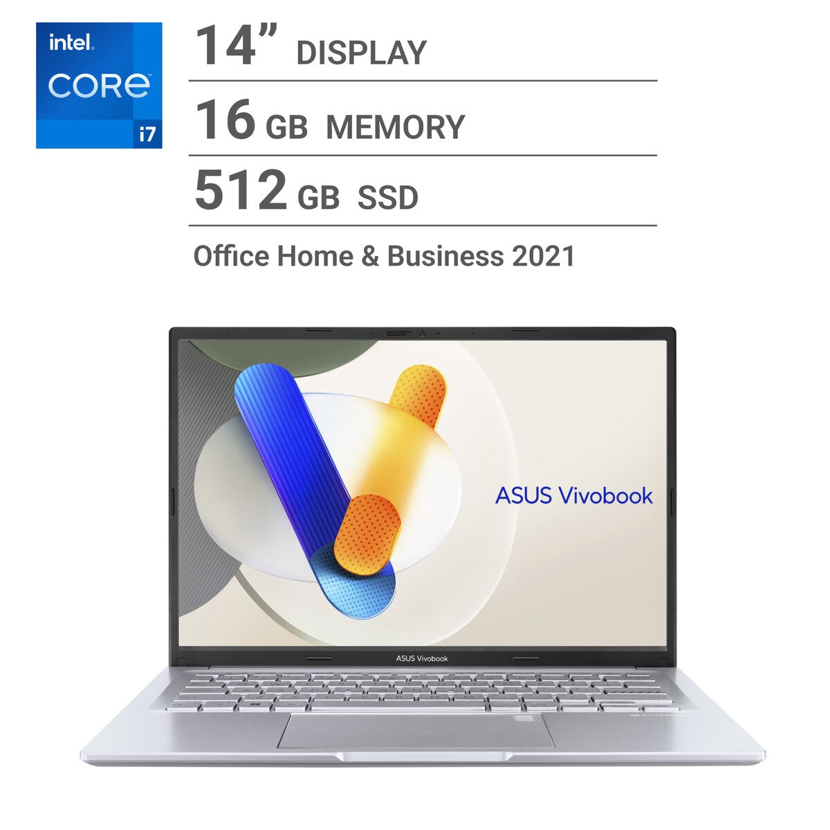 ASUS ノートPC/14インチ/intel Core i7-1255U/メモリ 16GB/SSD 512GB/X1405ZA-I7COSI