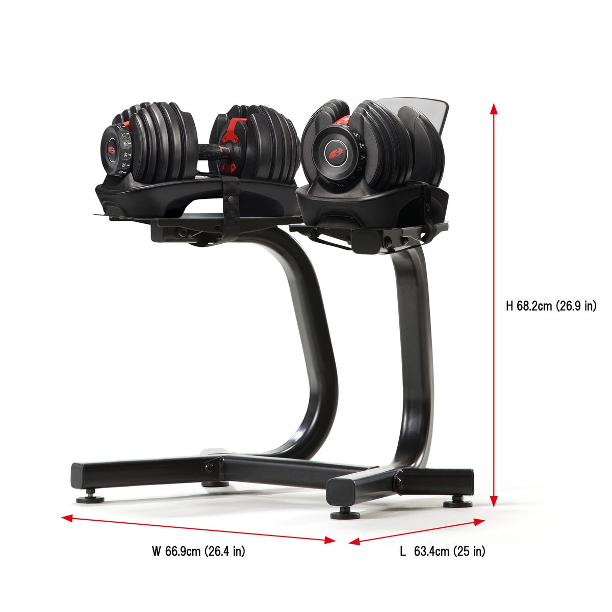 新品未開封　Bowflex スタンド付きダンベル