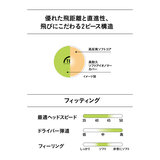 飛衛門 マットカラー ゴルフボール 2ピース構造 12個入り マットグリーンイエロー