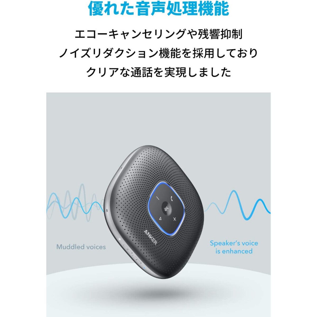 Anker（アンカー）PowerConf+ オンライン会議用 スピーカーフォン