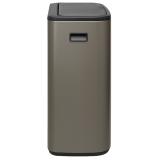 ブラバンシア Boタッチビン 2x30L タッチ式ごみ箱 2分別 プラチナ 221521