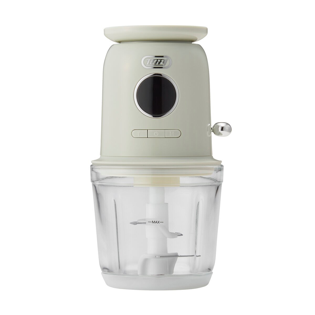 トフィー スケール付き マルチフードプロセッサー (充電式) K-CH2 アッシュホワイト