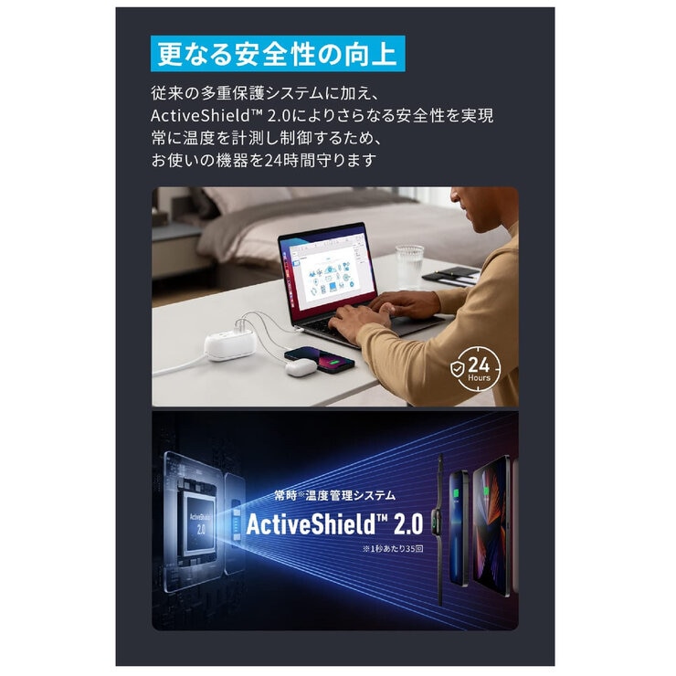 Anker(アンカー)615 GaNPrime™ USBパワーストリップ 5ポート 最大出力65W Anker(アンカー)615 GaNPrime™ USBパワーストリップ 5ポート 最大出力65W