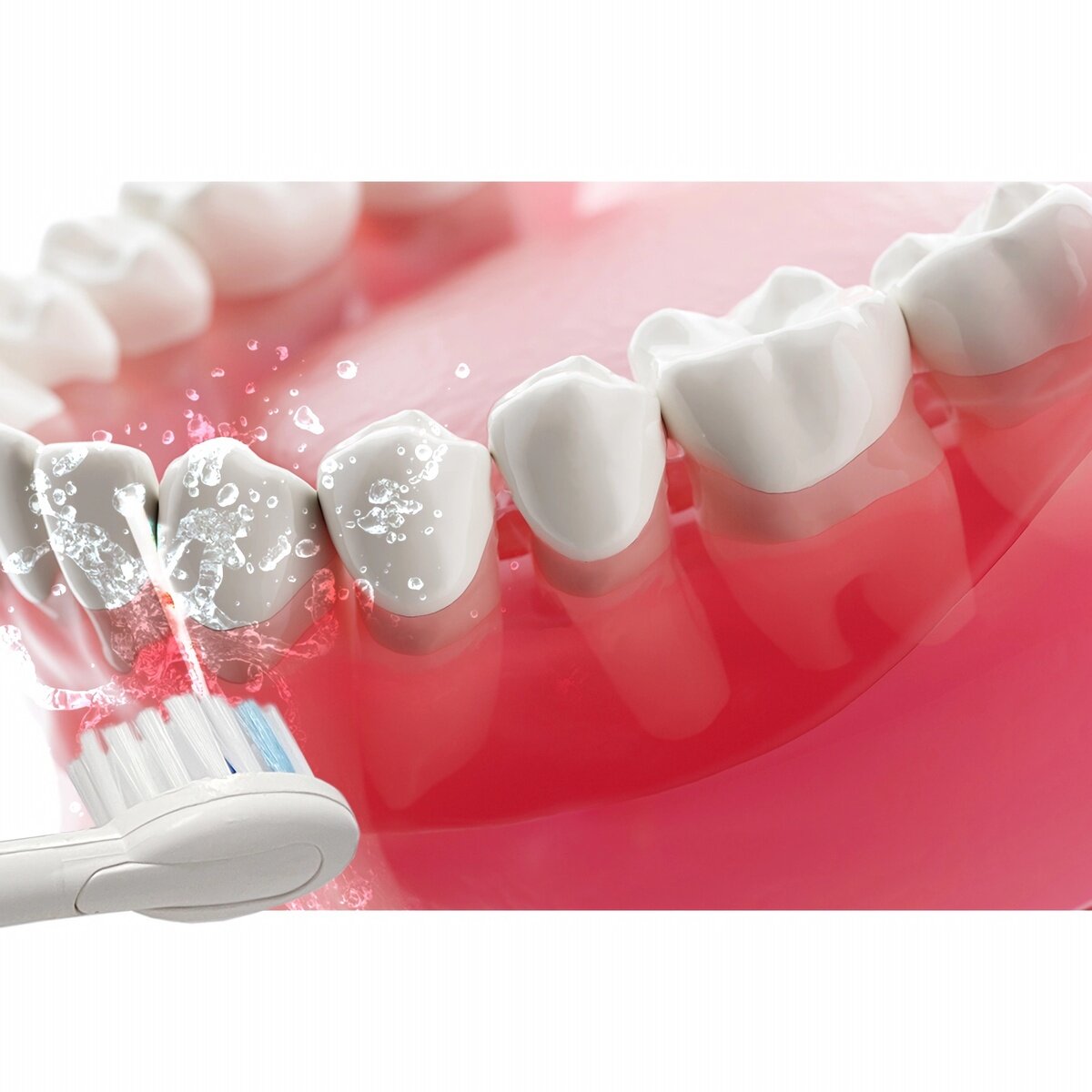 EXELUX® 電動歯ブラシ&フロス パーフェクトダブルケア 2in1 コンパクト