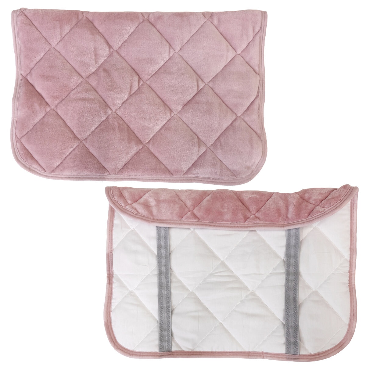 西川 あったか枕パッド CICA加工 2枚パック 50cm x 60cm ピンク