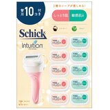 Schick (シック) イントゥイション クラブパック 本体刃付+替刃10個