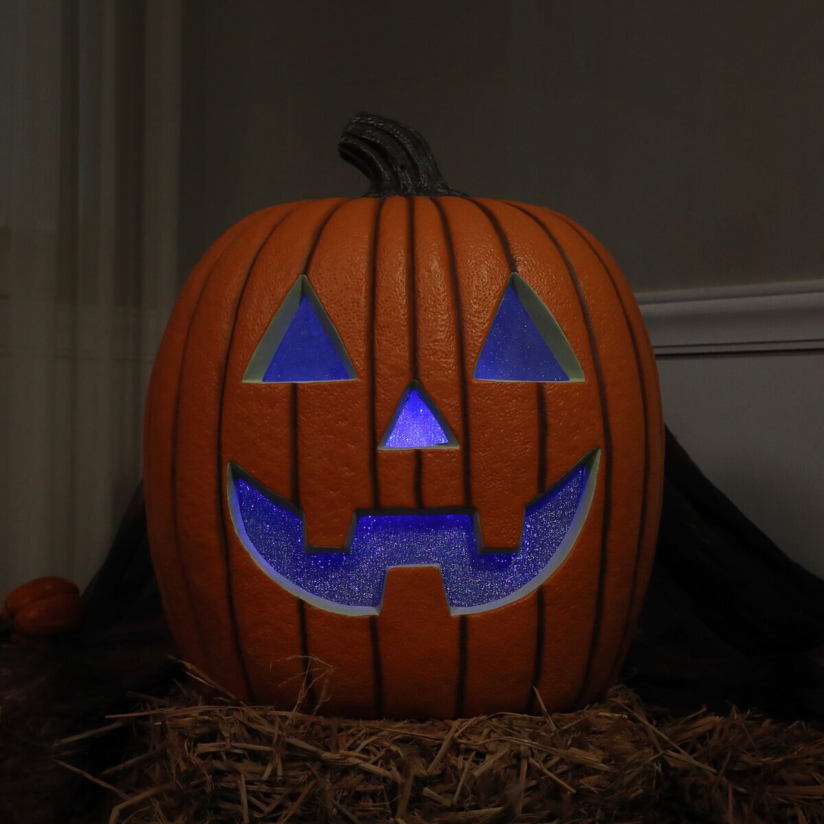 ハロウィン ジャックオーランタン モーションセンサーledライト付き Costco Japan