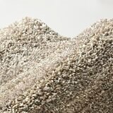 スミノエ 防炎・防音ラグ リュストル 楕円 140cm x 200cm グレー