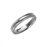 プラチナ 950 マリッジリング エテルニテ 3mm 幅 日本サイズ : 11号 刻印なし