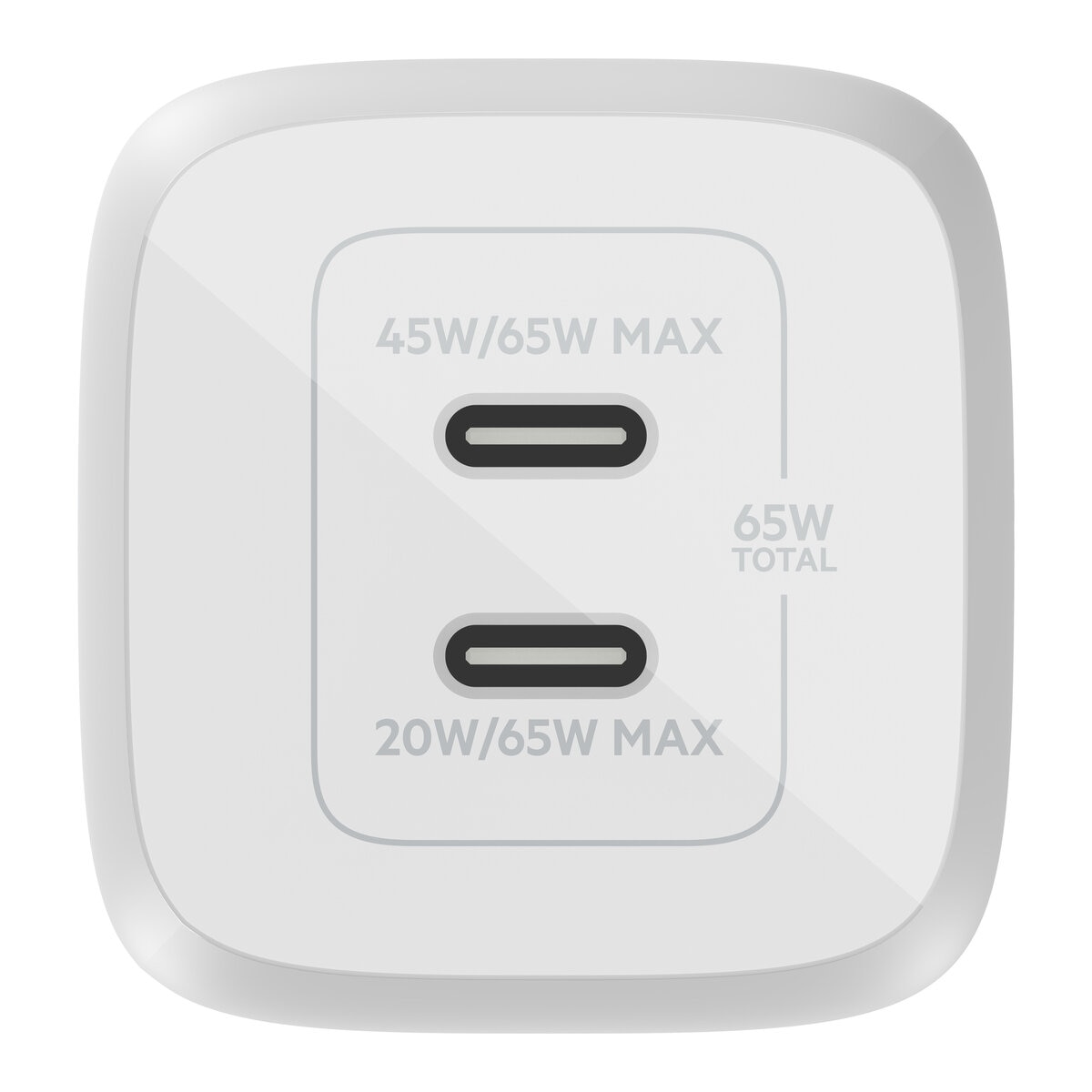Belkin 2ポート急速充電器 + ケーブル USB-C to USB-C（100W／60W） 3点セット