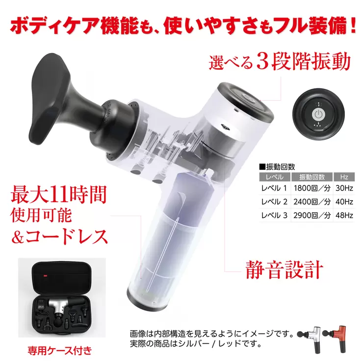 ゴン太マッスルガン　Hi5 NOVA レッド NOVA マッスルガン Hi5 アタッチメント7種付属 レッド | Costco Japan