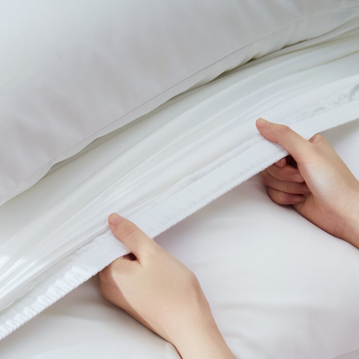 KS シーツセット 6点セット USキングサイズ ブライトホワイト